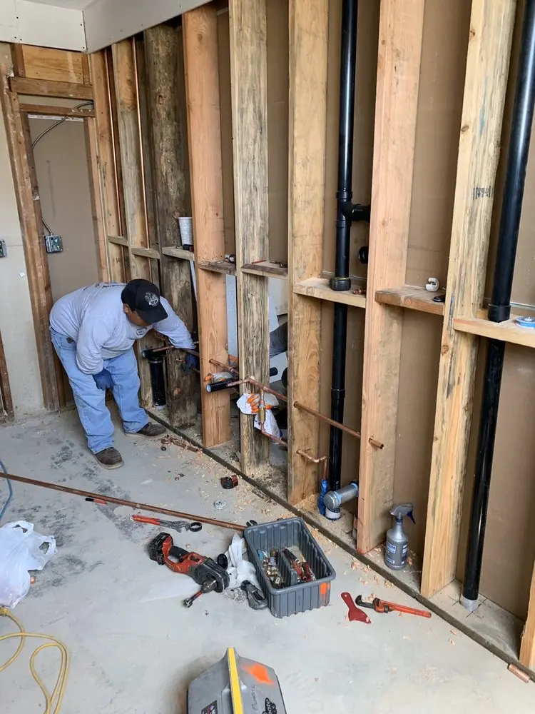 Commercial rough-in plumbing for Gas Line Repair in New Kensington